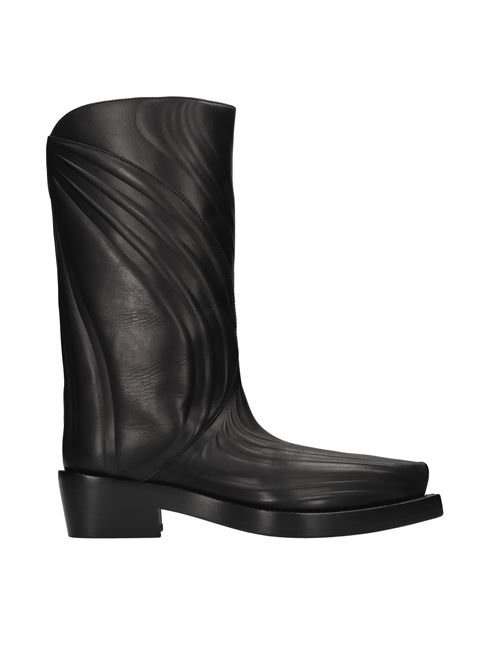  MUGLER | MUWSS25SC145_TL001 CALF LEATHERNERO